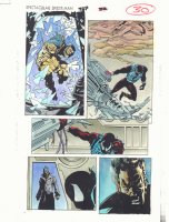 Spectacular Spider-Man #227 p.30 Color Guide Art - Scarlet Spider vs. Jackal - 1995 Comic Art