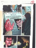 Spectacular Spider-Man #223 p.9 Color Guide Art - Peter Arrested - 1994 Comic Art