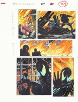 Spectacular Spider-Man #224 p.29 Color Guide Art - Two Spideys - 1994 Comic Art