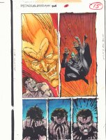 Spectacular Spider-Man #228 p.15 Color Guide Art - Jackal Torments Peter - 1994 Comic Art