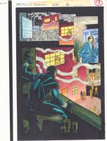 Spectacular Spider-Man #230 p.13 Color Guide Art - Ben Reilly Spider-Man Splash - 1995 Comic Art