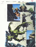 Spectacular Spider-Man #222 p.11 Color Guide Art - Jackal - 1995 Comic Art