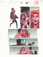 Spectacular Spider-Man #225 p.13 Color Guide Art - Peter & MJ - 1995 Comic Art