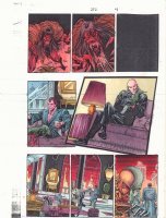 Spectacular Spider-Man #252 p.4 Color Guide Art - Kraven the Hunter II and Norman Osborn - 1997 Comic Art