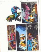 Spectacular Spider-Man #258 p.17 Color Guide Art - Jack O'Lantern, Norman Osborn, & Prodigy - 1998 Comic Art