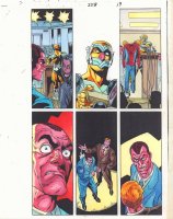 Spectacular Spider-Man #258 p.19 Color Guide Art - Norman Osborn & Prodigy with Spidey Costume - 1998 Comic Art