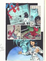 Spider-Man '97 #1 p.26 Color Guide Art - Kraven's Last Hunt Flashback - Zombie, Spidey, Ramon Grant, and Dr. Ashley Kafka - 1997 Comic Art