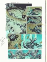 Spider-Man '97 #1 p.28 Color Guide Art - Zombie Underwater Action - 1997 Comic Art