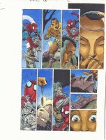 Spider-Man '97 #1 p.36 Color Guide Art - Spidey vs. Zombie - 1997 Comic Art