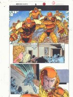 Spider-Man Unlimited #8 p.3 Color Guide Art - Terror Unlimited Take Hostages - 1996 Comic Art
