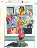Spider-Man Unlimited #8 p.27 Color Guide Art - MJ Held Hostage - 1996 Comic Art