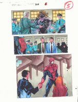 Spectacular Spider-Man #226 p.5 Color Guide Art - Kaine Arrested - Spidey in Court - 1995 Comic Art