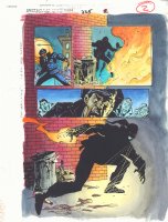 Spectacular Spider-Man #225 p.2 Color Guide Art - Firefist - 1995 Comic Art
