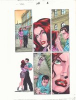Spectacular Spider-Man #251 p.6 Color Guide Art - Peter & MJ Romance - 1997 Comic Art