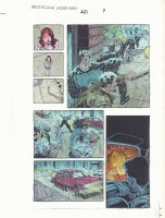 Spectacular Spider-Man #251 p.7 Color Guide Art - MJ & Robbers Shooting at Police - 1997 Comic Art