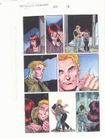 Spectacular Spider-Man #251 p.12 Color Guide Art - Flash Thompson & Betty Brant - 1997 Comic Art