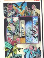 Spider-Man Unlimited #10 p.37 Color Guide Art - Vulture Action - 1995 Comic Art