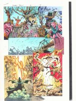 Conan: Flame and the Fiend #3 p.7 Color Guide Art - Kulan Gath - 2000 Comic Art