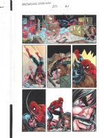 Spectacular Spider-Man #251 p.21 Color Guide Art - Spidey vs. Kraven II - 1997 Comic Art