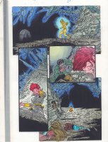 Avengers #386 p.20 Color Guide Art - Black Widow - 1995 Comic Art