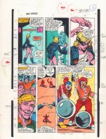 Solo Avengers #1 p.11 Color Guide Art - Mockingbird - 1987  Comic Art