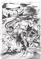 The Fear Index pg.2 (The Multiverse Who Laughs #1) - Batman Surreal Splash - Signed Comic Art