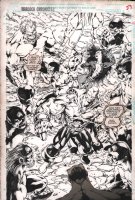 Warlock Chronicles #7 p.20 - Drax/Gamora Splash - 1994 Comic Art