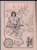 Conan Saga #35 - With Remark Of Conan On Map Page - From Val Mayerik Estate Comic Art