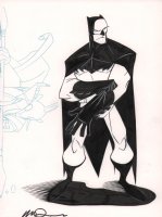 Batman Suiting Up Commission - Signed Comic Art