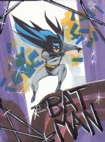 Batman Color Commission - Signed art by ? Comic Art