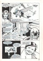 Unknown Title p.12 - Airplane Action Comic Art