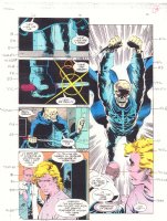 Justice League America #75 p.10 / 19 Color Guide Art - Dr. Destiny Action - 1993 Comic Art