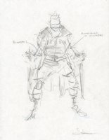 Suicide Squad Movie Merch Art Prelim - Captain Boomerang - A - 2016 Signed Comic Art