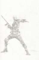 Suicide Squad Movie Merch Art Prelim - Deadshot Will Smith - F - 2016 Signed Comic Art
