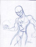 Alpha Flight Ink Sketch - Signed Comic Art