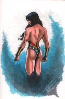 Wonder Woman Color Commission - Signed - 2002 Comic Art