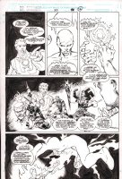 Doctor Strange, Sorcerer Supreme #50 p.56 - Dr. Strange Witnesses Evil On Earth/Hitler, Stalin - Signed - 1993 Comic Art