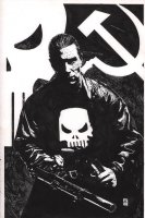 Punisher Mother Russia Unpublished Cover - 2019 Signed Comic Art