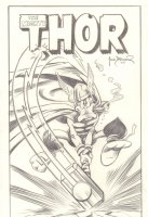 Howard the Duck as Thor Pencil Art - 2005 Signed Comic Art