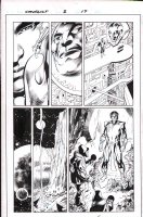 Thanos: Infinity Conflict #2 p.17 - Adam Warlock Emerges From Cocoon - Signed - 2018 Comic Art