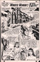 Wonder Woman #175 p.9 - Wonder Woman's Evil Twin Title Page - Mr. Gargoyle - 1968 Comic Art