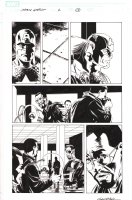 Captain America #2 p.12 - Cap, Nick Fury, & Sharon Carter - 2005 Signed Comic Art
