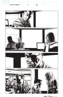 Captain America #4 p.6 - Nick Fury & Agent-13 Sharon Carter - 2005 Signed Comic Art