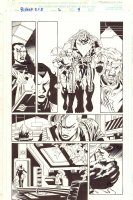 Bishop: XSE #2 p.9 - Shard & Malcolm - 1998 Comic Art