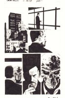 Captain America #14 p.23 - Aleksander Lukin & Red Skull - 2006 Signed Comic Art