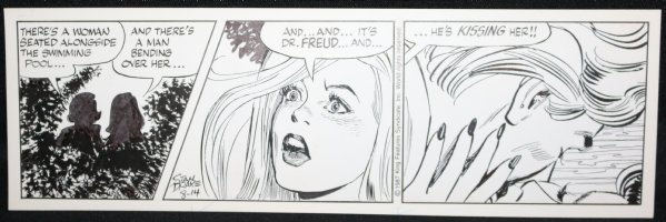 The Heart of Juliet Jones Daily Strip - 8/14/1987 Signed Comic Art