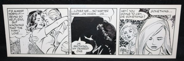 The Heart of Juliet Jones Daily Strip - 8/19/1987 Signed Comic Art