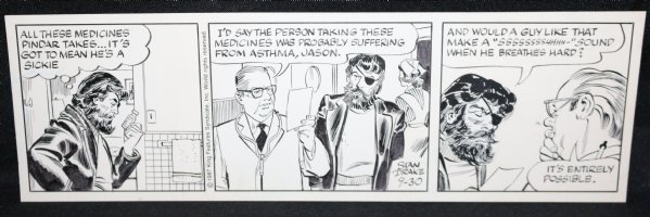 The Heart of Juliet Jones Daily Strip - 9/30/1987 Signed Comic Art