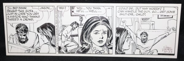 The Heart of Juliet Jones Daily Strip - 10/23/1987 Signed Comic Art