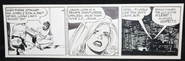 The Heart of Juliet Jones Daily Strip - 11/12/1987 Signed Comic Art